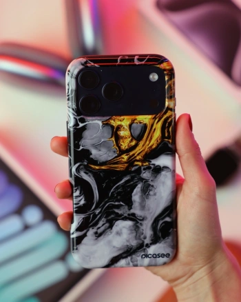 Picasee Fashion Case για Xiaomi 15 Ultra - Black Gold 2