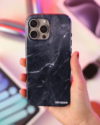 Picasee Fashion Case PowerShare pro Samsung Galaxy S26+ - Black marble