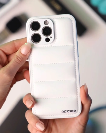 Picasee Puffer case για Apple iPhone 14 - Picasee Puffer - Μπλε