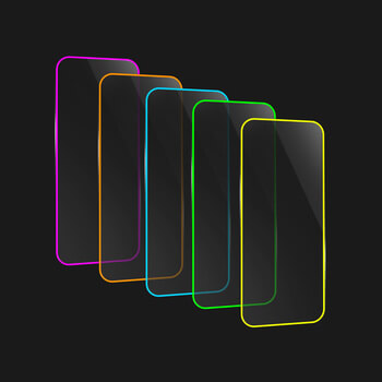 3x Picasee 3D Tempered glass με φωσφορίζον περίγραμμα για Xiaomi Redmi Note 7 - Πράσινος - 2+1 δωρεάν