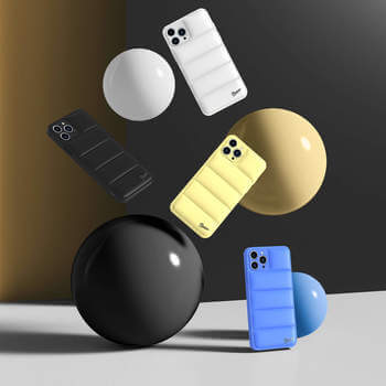 Picasee Puffer case για Apple iPhone 14 Pro Max - Picasee Puffer - Κίτρινος