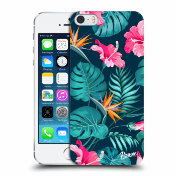 Θήκη για Apple iPhone 5/5S/SE - Pink Monstera