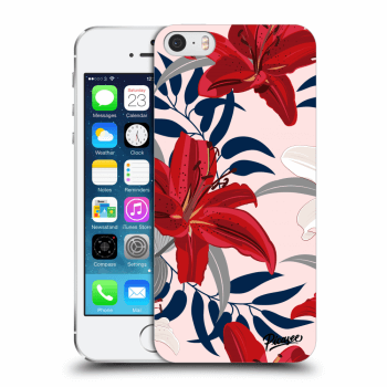 Θήκη για Apple iPhone 5/5S/SE - Red Lily