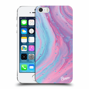 Θήκη για Apple iPhone 5/5S/SE - Pink liquid