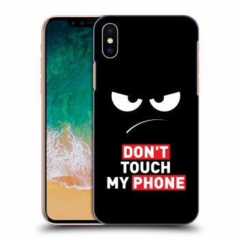 Θήκη για Apple iPhone X/XS - Angry Eyes - Transparent