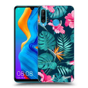 Θήκη για Huawei P30 Lite - Pink Monstera