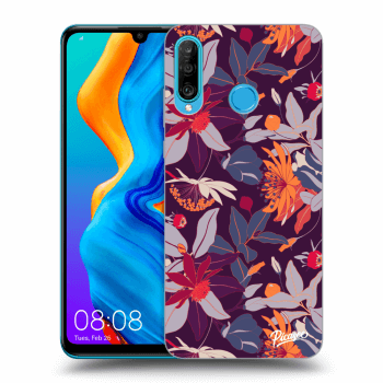 Θήκη για Huawei P30 Lite - Purple Leaf