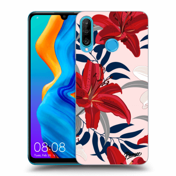 Θήκη για Huawei P30 Lite - Red Lily