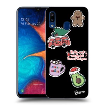 Θήκη για Samsung Galaxy A20e A202F - Christmas Stickers