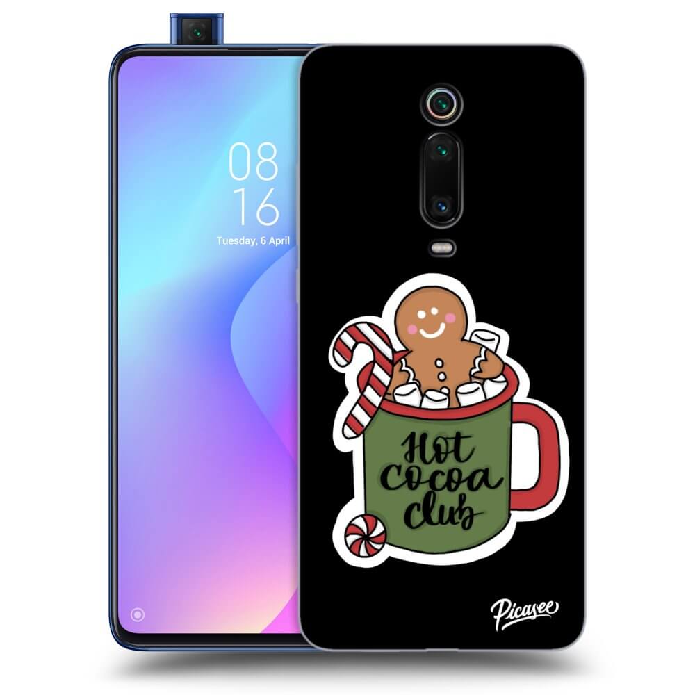 Picasee Μαύρη θήκη σιλικόνης για Xiaomi Mi 9T (Pro) - Hot Cocoa Club