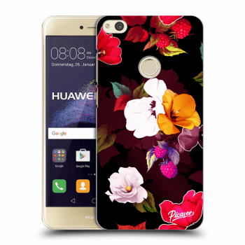 Picasee διαφανής θήκη σιλικόνης Huawei P9 Lite 2017 - Flowers and Berries