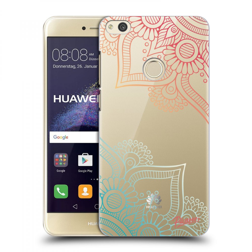 Picasee διαφανής θήκη σιλικόνης Huawei P9 Lite 2017 - Flowers pattern
