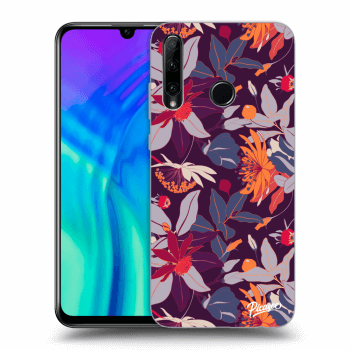 Θήκη για Honor 20 Lite - Purple Leaf