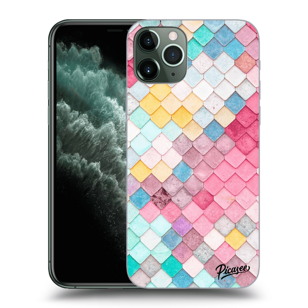 Picasee διαφανής θήκη σιλικόνης Apple iPhone 11 Pro - Colorful roof