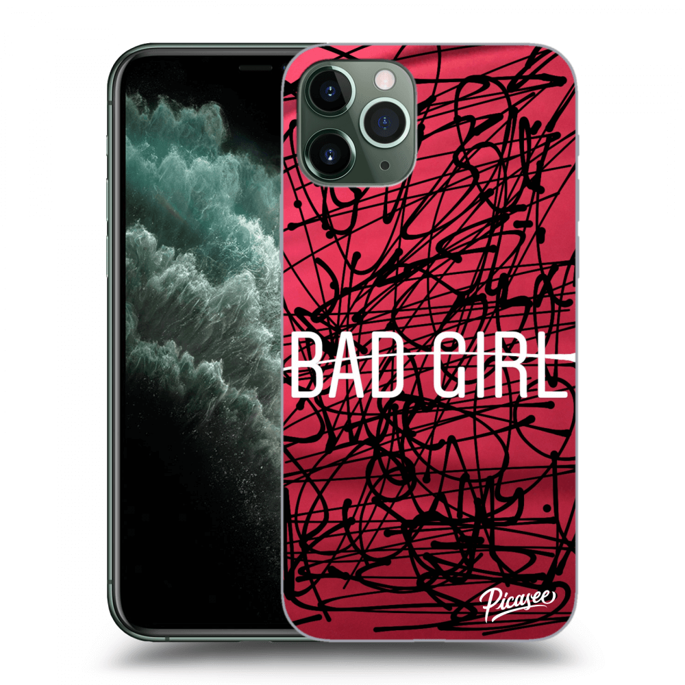Picasee διαφανής θήκη σιλικόνης Apple iPhone 11 Pro - Bad girl