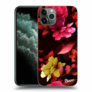 Picasee διαφανής θήκη σιλικόνης Apple iPhone 11 Pro - Dark Peonny