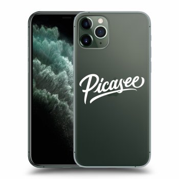 Picasee διαφανής θήκη σιλικόνης Apple iPhone 11 Pro - Picasee - White