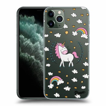 Picasee διαφανής θήκη σιλικόνης Apple iPhone 11 Pro - Unicorn star heaven
