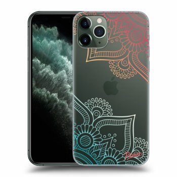 Picasee διαφανής θήκη σιλικόνης Apple iPhone 11 Pro - Flowers pattern