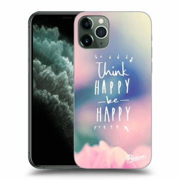 Picasee διαφανής θήκη σιλικόνης Apple iPhone 11 Pro - Think happy be happy