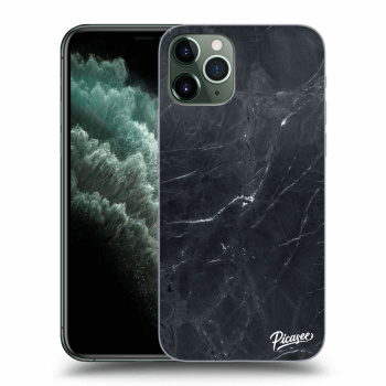 Picasee διαφανής θήκη σιλικόνης Apple iPhone 11 Pro - Black marble