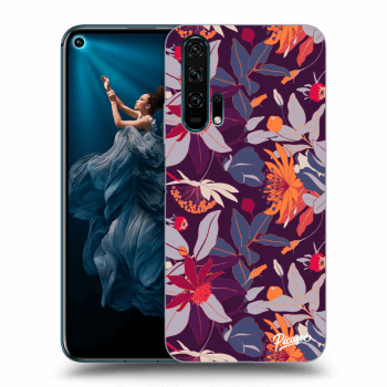 Θήκη για Honor 20 Pro - Purple Leaf