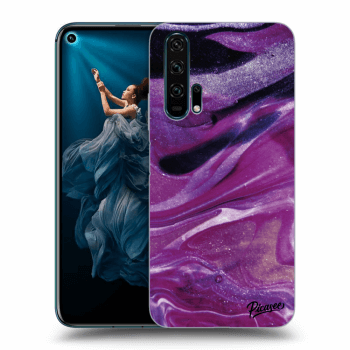 Θήκη για Honor 20 Pro - Purple glitter