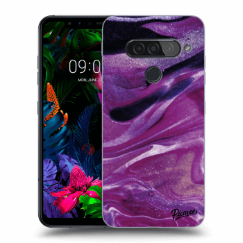 Θήκη για LG G8s ThinQ - Purple glitter