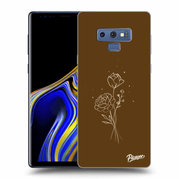 Θήκη για Samsung Galaxy Note 9 N960F - Brown flowers