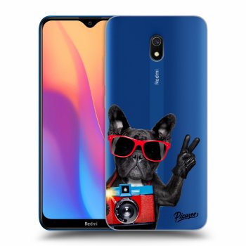 Picasee διαφανής θήκη σιλικόνης Xiaomi Redmi 8A - French Bulldog