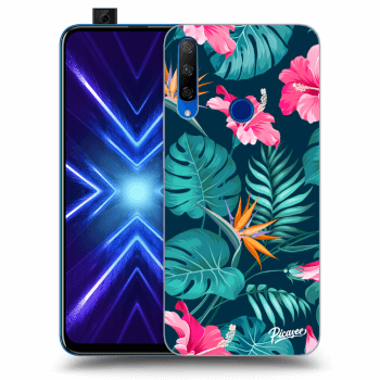 Θήκη για Honor 9X - Pink Monstera