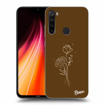 Θήκη για Xiaomi Redmi Note 8T - Brown flowers