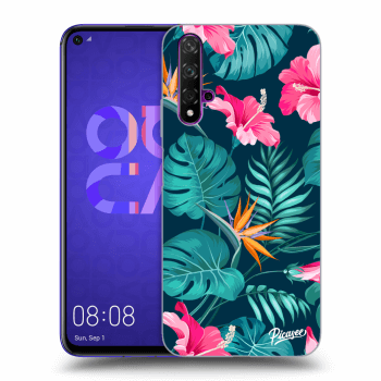 Θήκη για Huawei Nova 5T - Pink Monstera