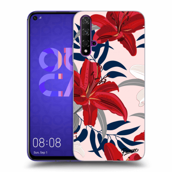 Θήκη για Huawei Nova 5T - Red Lily