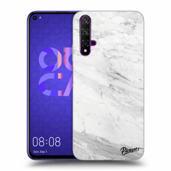 Θήκη για Huawei Nova 5T - White marble