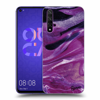 Θήκη για Huawei Nova 5T - Purple glitter