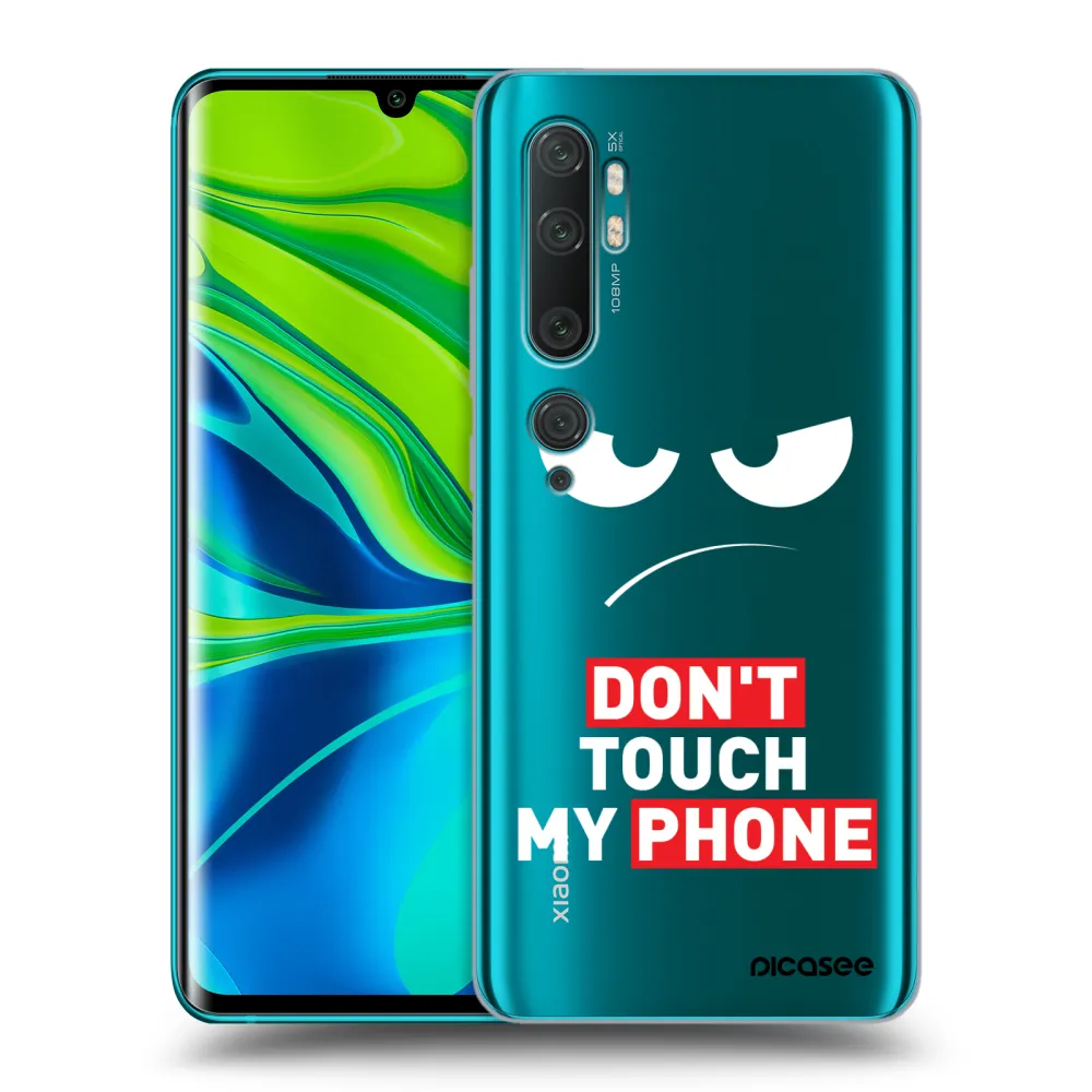 Picasee διαφανής θήκη σιλικόνης Xiaomi Mi Note 10 (Pro) - Angry Eyes - Transparent