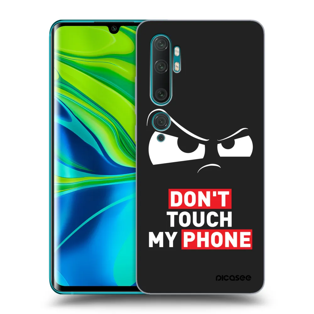 Picasee Μαύρη θήκη σιλικόνης για Xiaomi Mi Note 10 (Pro) - Cloudy Eye - Transparent