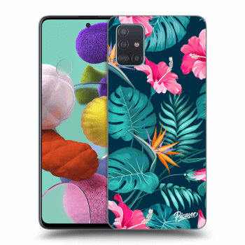 Θήκη για Samsung Galaxy A51 A515F - Pink Monstera