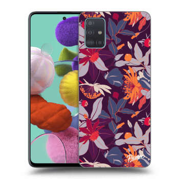 Θήκη για Samsung Galaxy A51 A515F - Purple Leaf