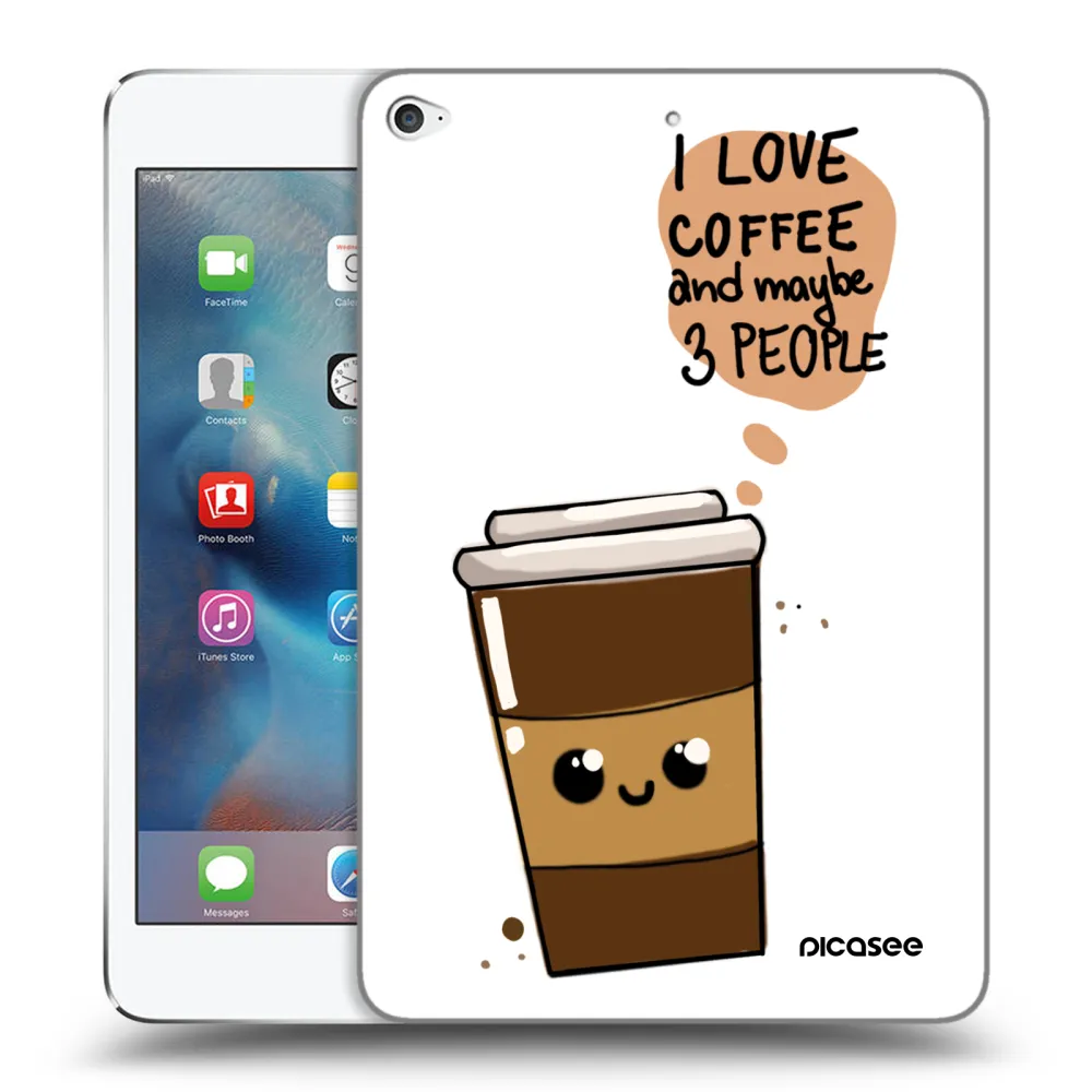 Picasee διαφανής θήκη σιλικόνης Apple iPad mini 4 - Cute coffee