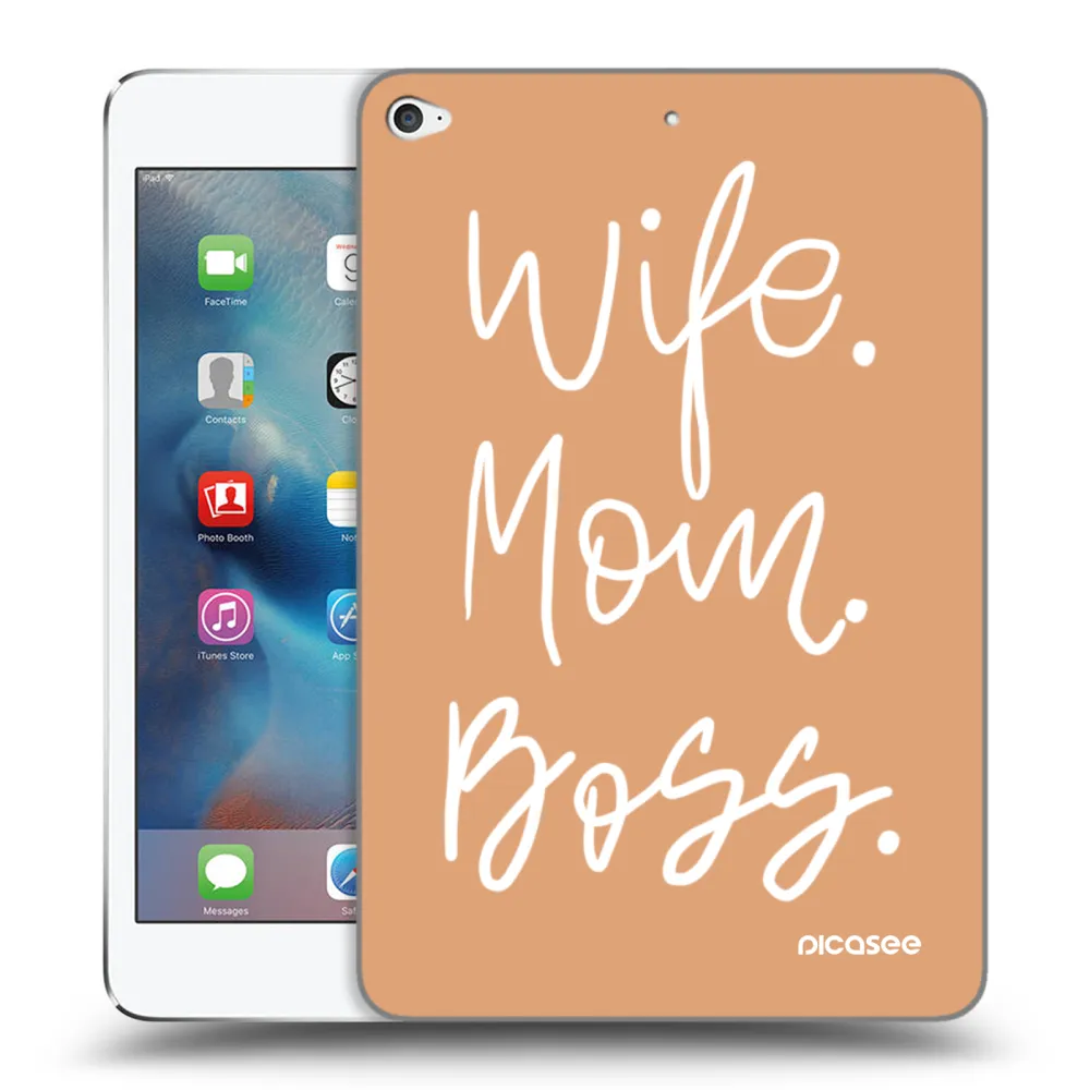 Picasee διαφανής θήκη σιλικόνης Apple iPad mini 4 - Boss Mama