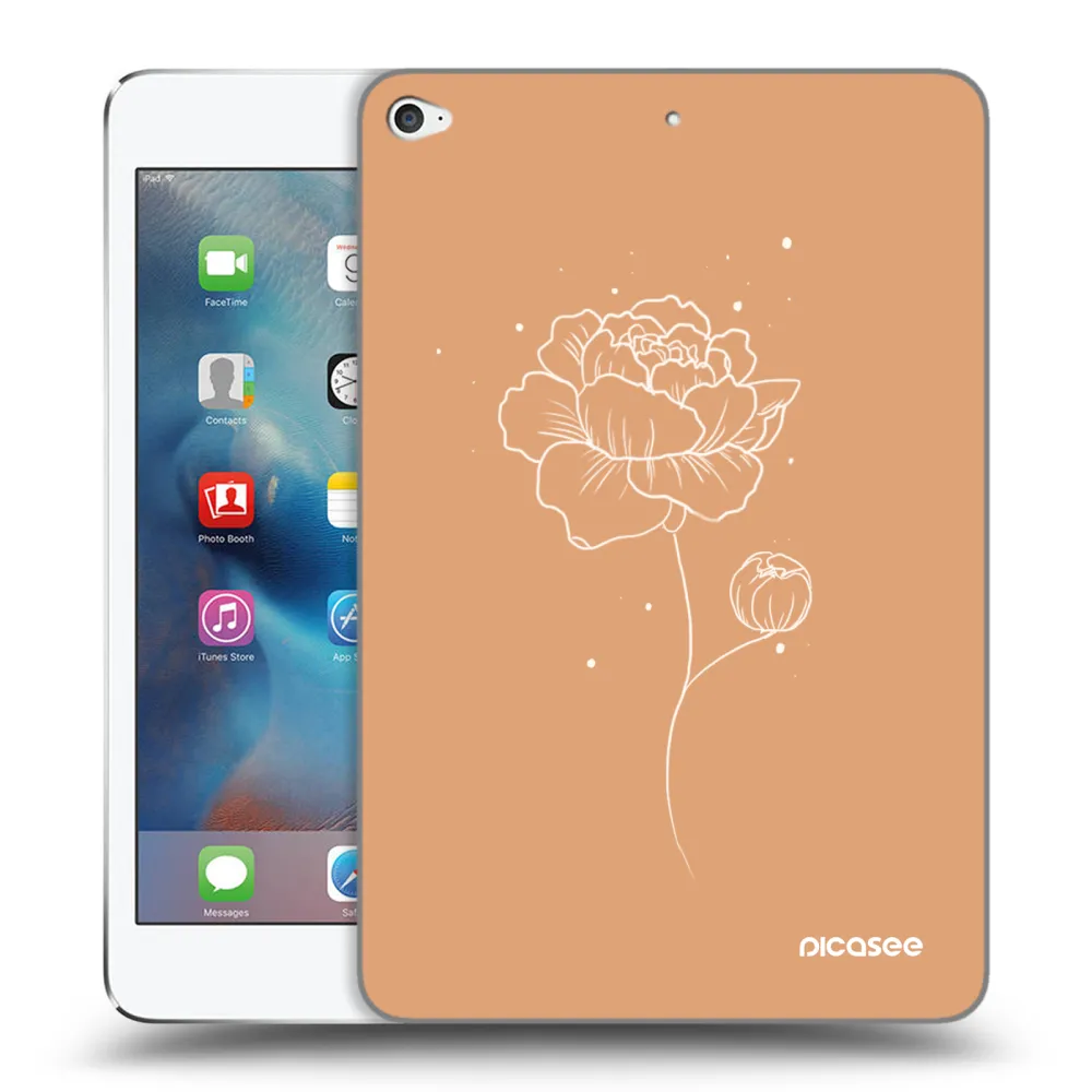 Picasee διαφανής θήκη σιλικόνης Apple iPad mini 4 - Peonies