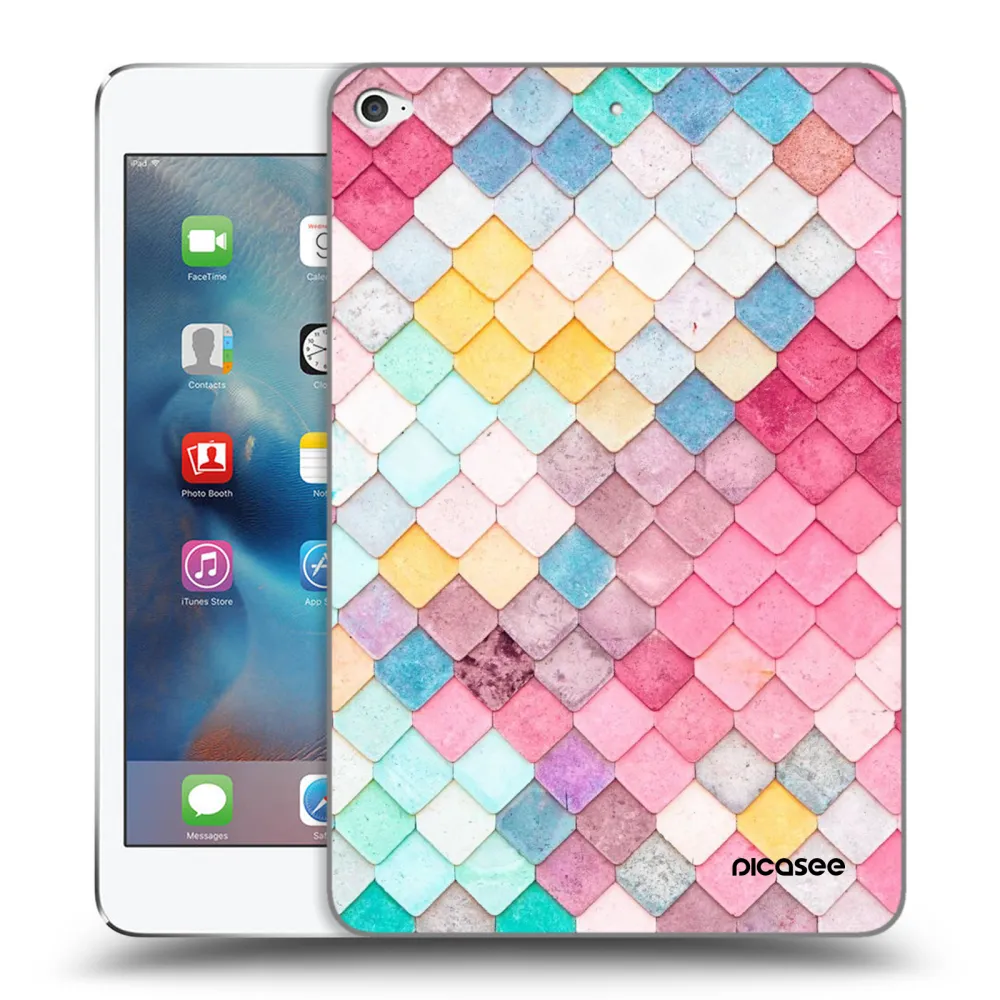 Picasee διαφανής θήκη σιλικόνης Apple iPad mini 4 - Colorful roof