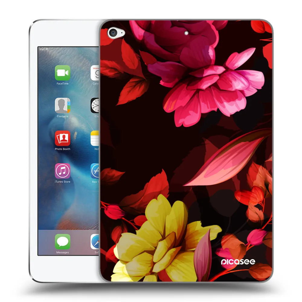 Picasee διαφανής θήκη σιλικόνης Apple iPad mini 4 - Dark Peonny