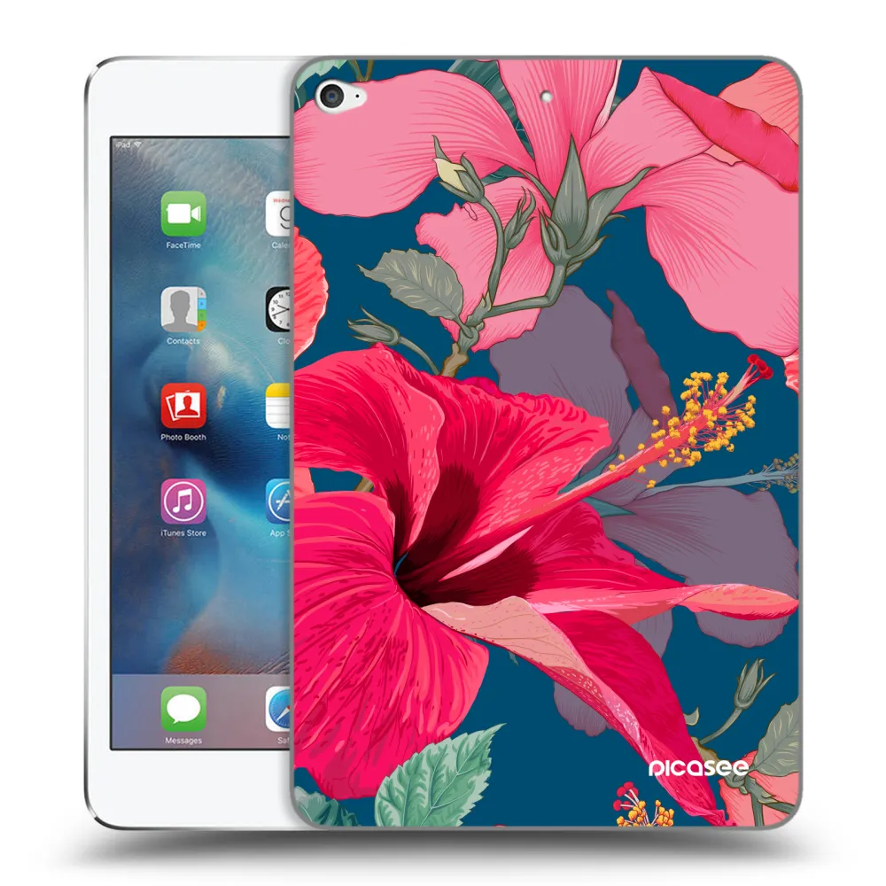 Picasee διαφανής θήκη σιλικόνης Apple iPad mini 4 - Hibiscus