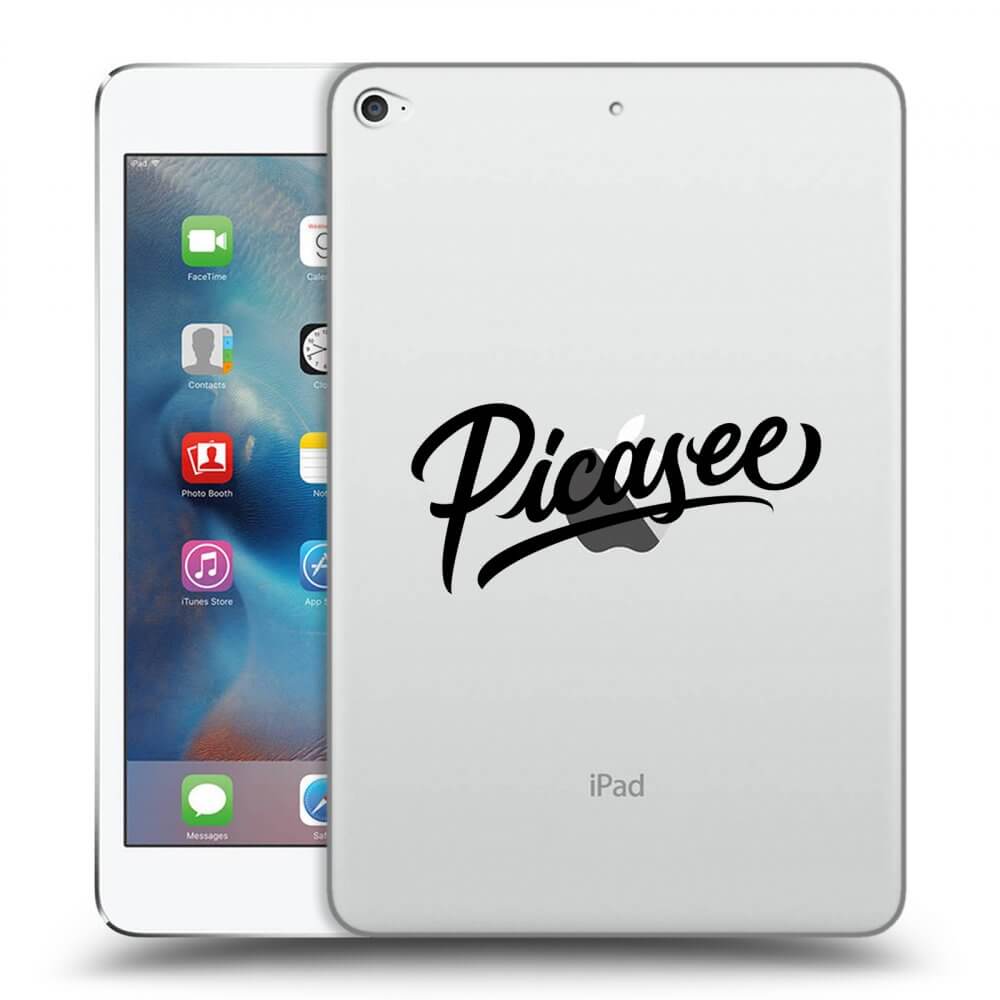 Picasee διαφανής θήκη σιλικόνης Apple iPad mini 4 - Picasee - black
