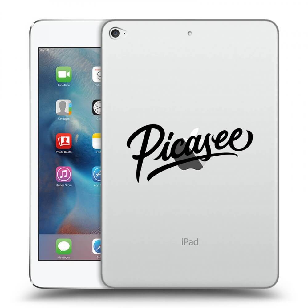 Picasee διαφανής θήκη σιλικόνης Apple iPad mini 4 - Picasee - old logo - black
