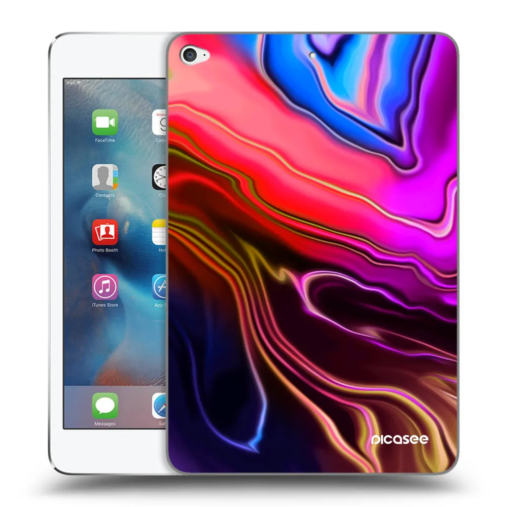 Picasee διαφανής θήκη σιλικόνης Apple iPad mini 4 - Electric