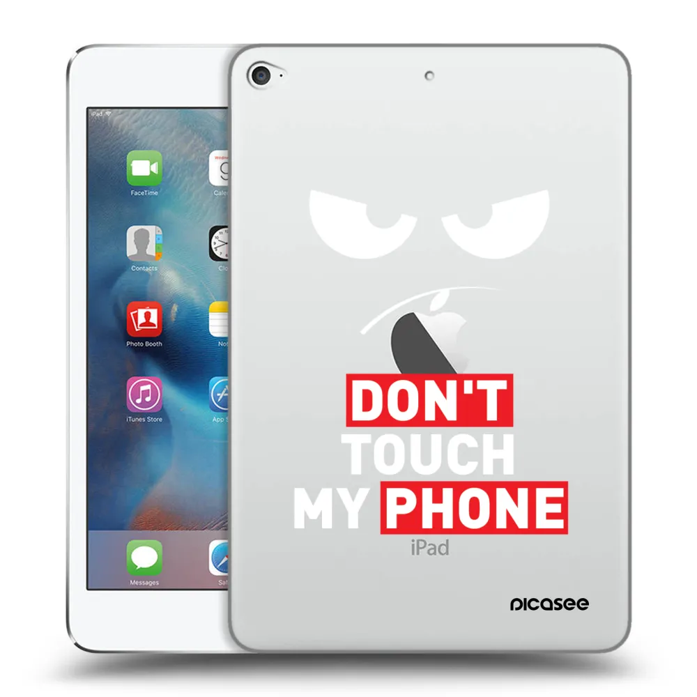Picasee διαφανής θήκη σιλικόνης Apple iPad mini 4 - Angry Eyes - Transparent